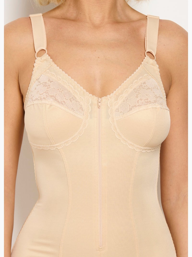 Combiné culotte agrafé et zippé - Afibel Poudre - Kiabi