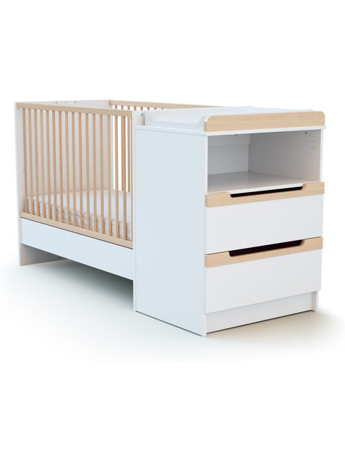 Combiné lit bébé évolutif en bois carrousel - Kiabi Combiné lit bébé évolutif en bois carrousel - Kiabi