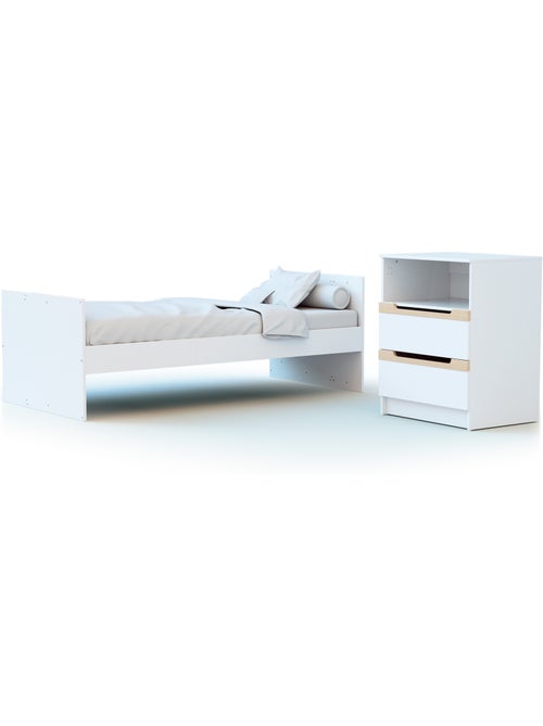 Combiné lit bébé évolutif en bois carrousel - Kiabi Combiné lit bébé évolutif en bois carrousel - Kiabi