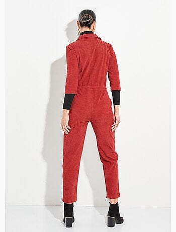 Combipantalon en velours à grosses cotes