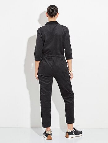 Combipantalon en velours à grosses cotes