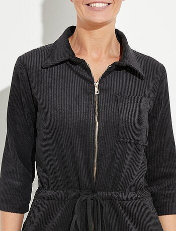 Combipantalon en velours à grosses cotes