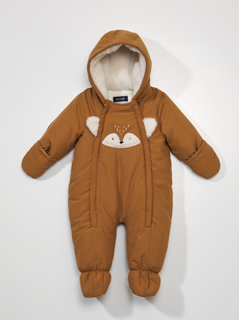 Combipilote à capuche Marron - Kiabi