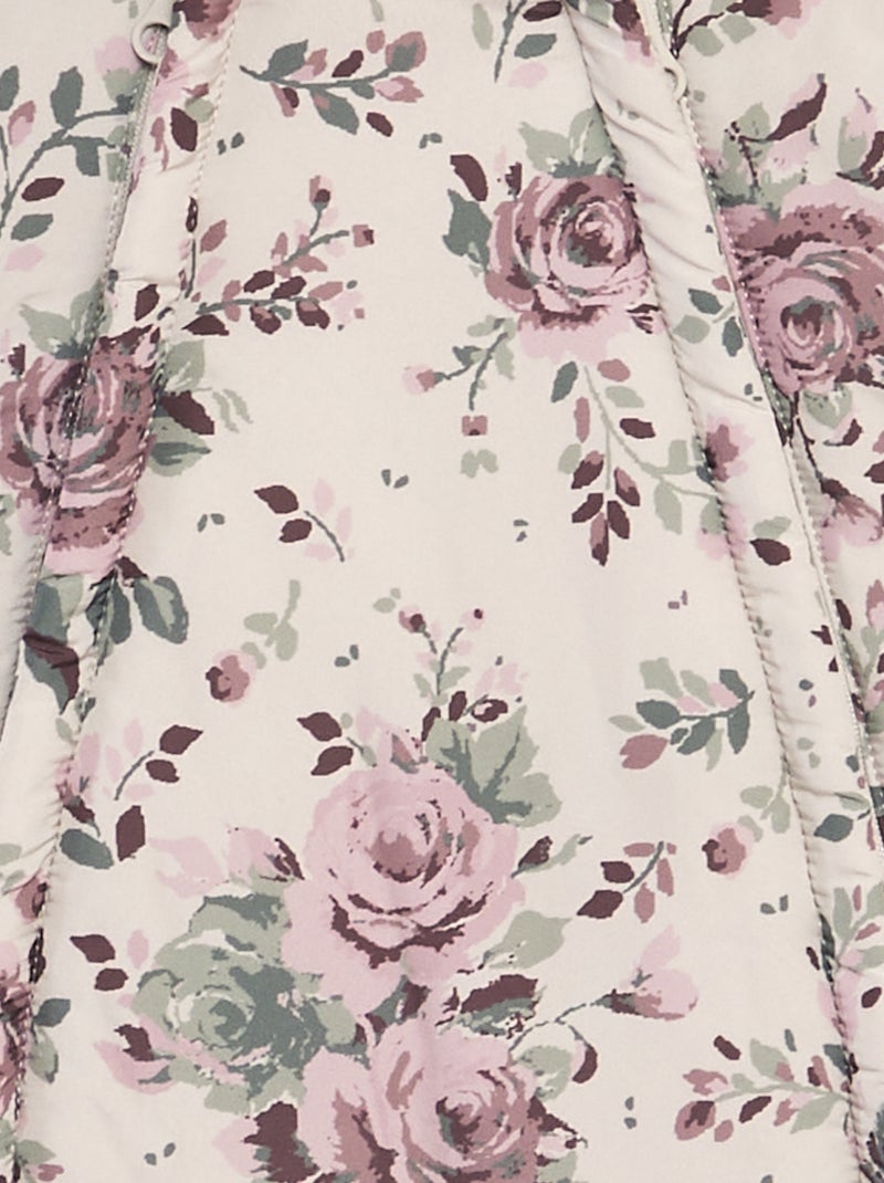 Combipilote imprimée à fleurs 'Name it' Beige/rose - Kiabi