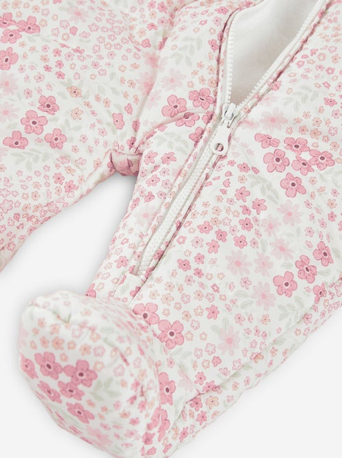 Combipilote matelassée en nylon avec capuche - Kiabi