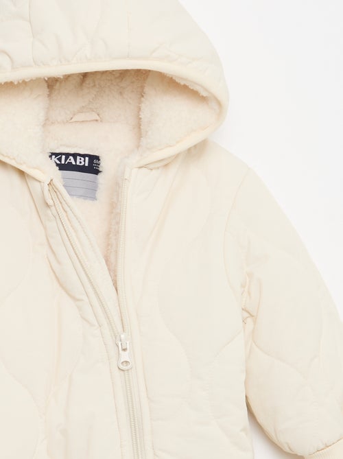 Combipilote sans pieds avec doublure effet moutonné - Kiabi