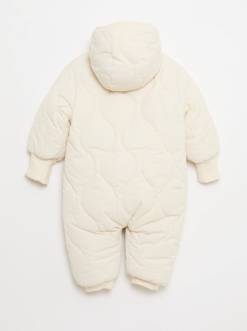 Combipilote sans pieds avec doublure effet moutonné - Kiabi