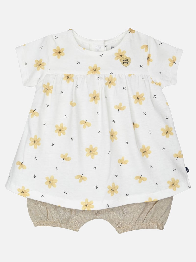 COMBIROBE BANDEAU GLAIEUL NAISSANCE Blanc - Kiabi