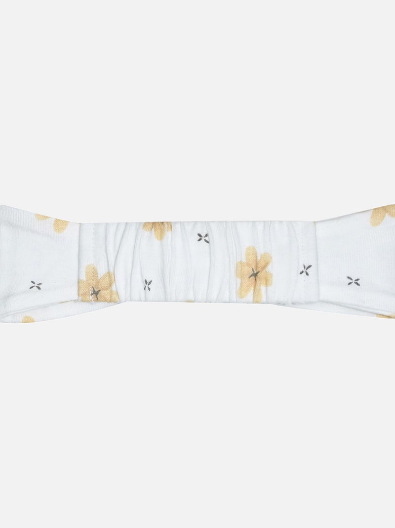 COMBIROBE BANDEAU GLAIEUL NAISSANCE Blanc - Kiabi
