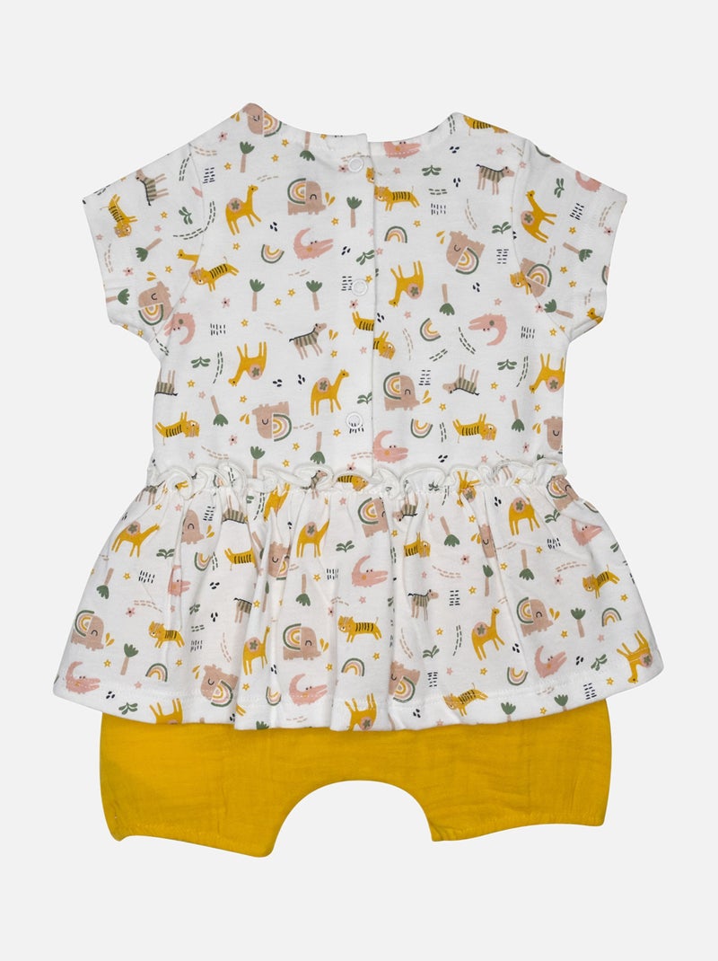 COMBIROBE BANDEAU LOU NAISSANCE Blanc - Kiabi