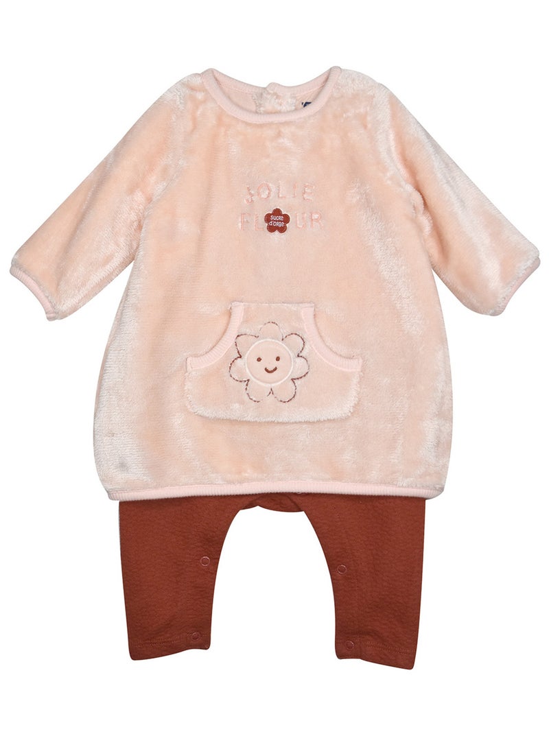 Combirobe en maille Pascaline Rose - Kiabi