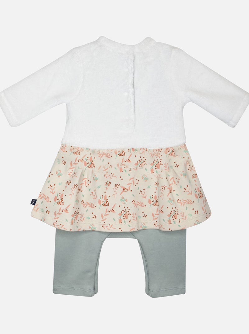 COMBIROBE ISAURE MAILLE NAISSANCE Beige - Kiabi