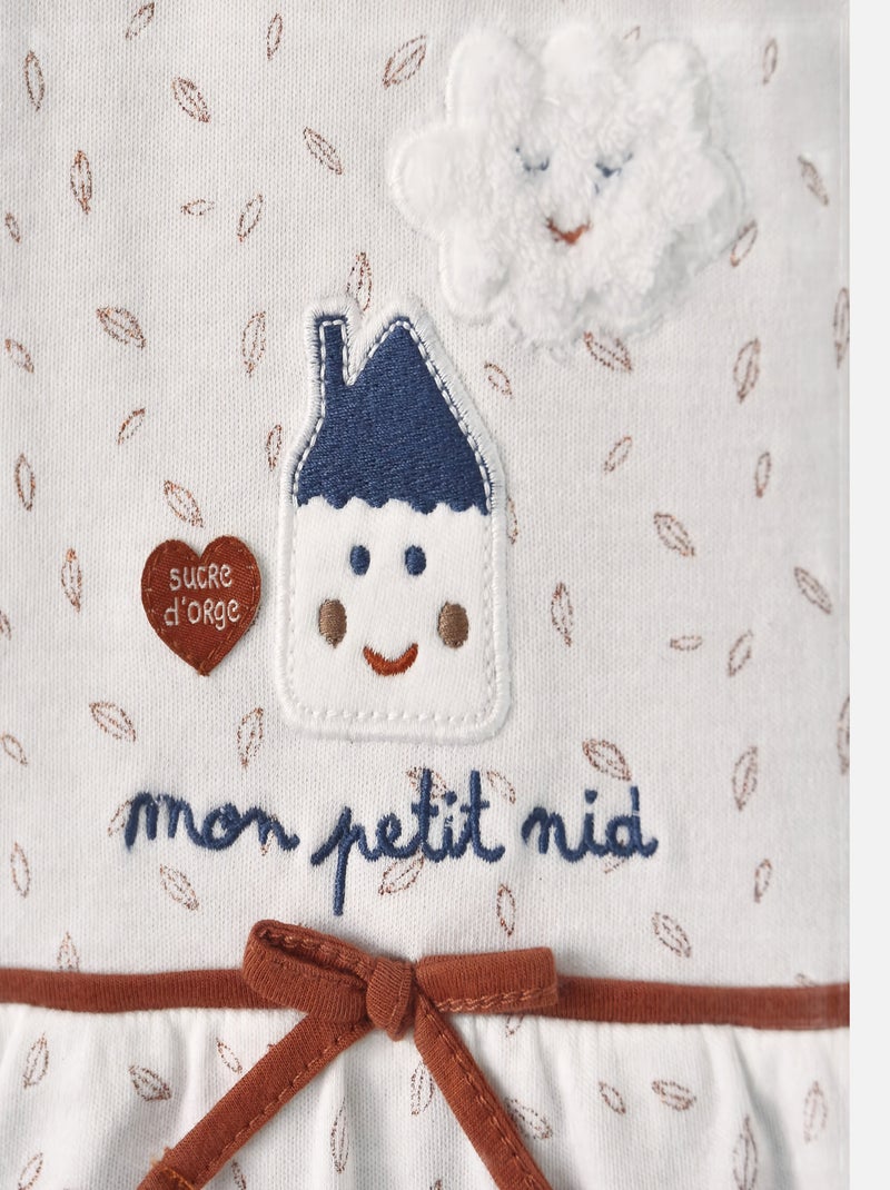 COMBIROBE MOLLETON DICKY Blanc - Kiabi