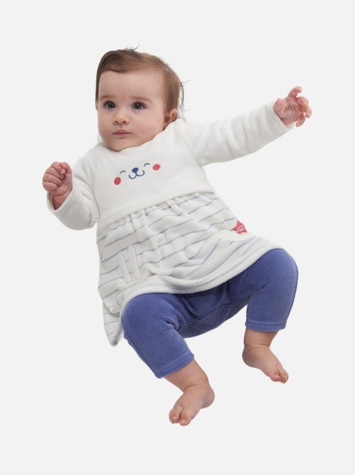 COMBIROBE NAISSANCE FALBALA - Kiabi