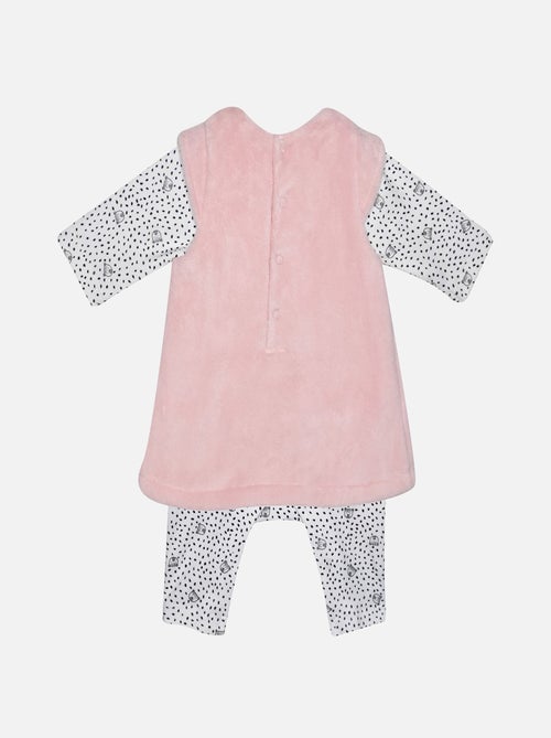 COMBIROBE NAISSANCE FLORIDA VELBOA DOUX - Kiabi