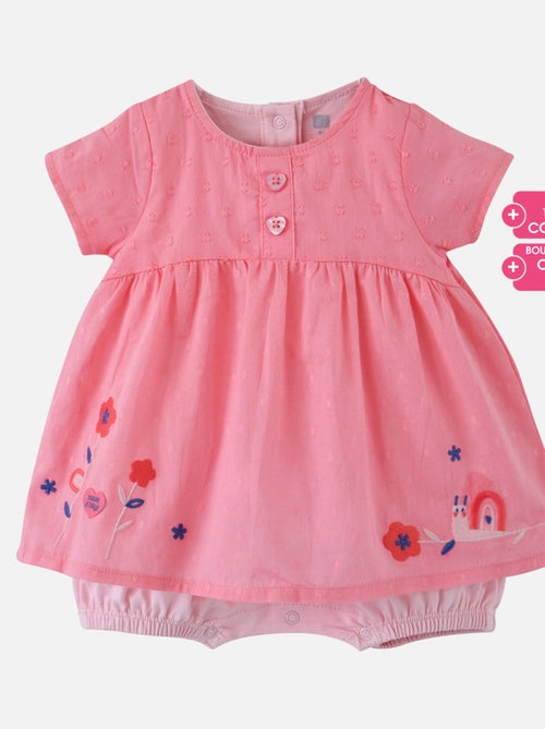 COMBIROBE NAISSANCE MANCHES COURTES EMELINE - Kiabi