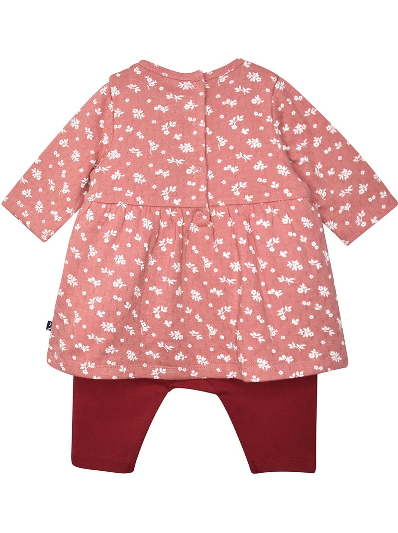 COMBIROBE SYLVAINE MAILLE MANCHES LONGUES Rose - Kiabi