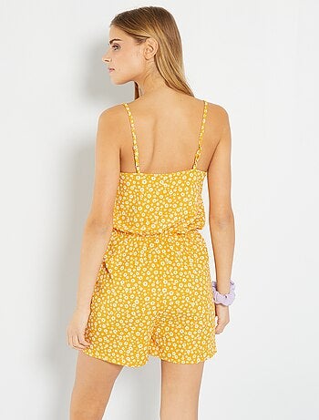 Salopette Femme été Fluide Sans Manches - Style Bohème Chic, Grande Taille, Dos Nu - Idéal Vacances Plage