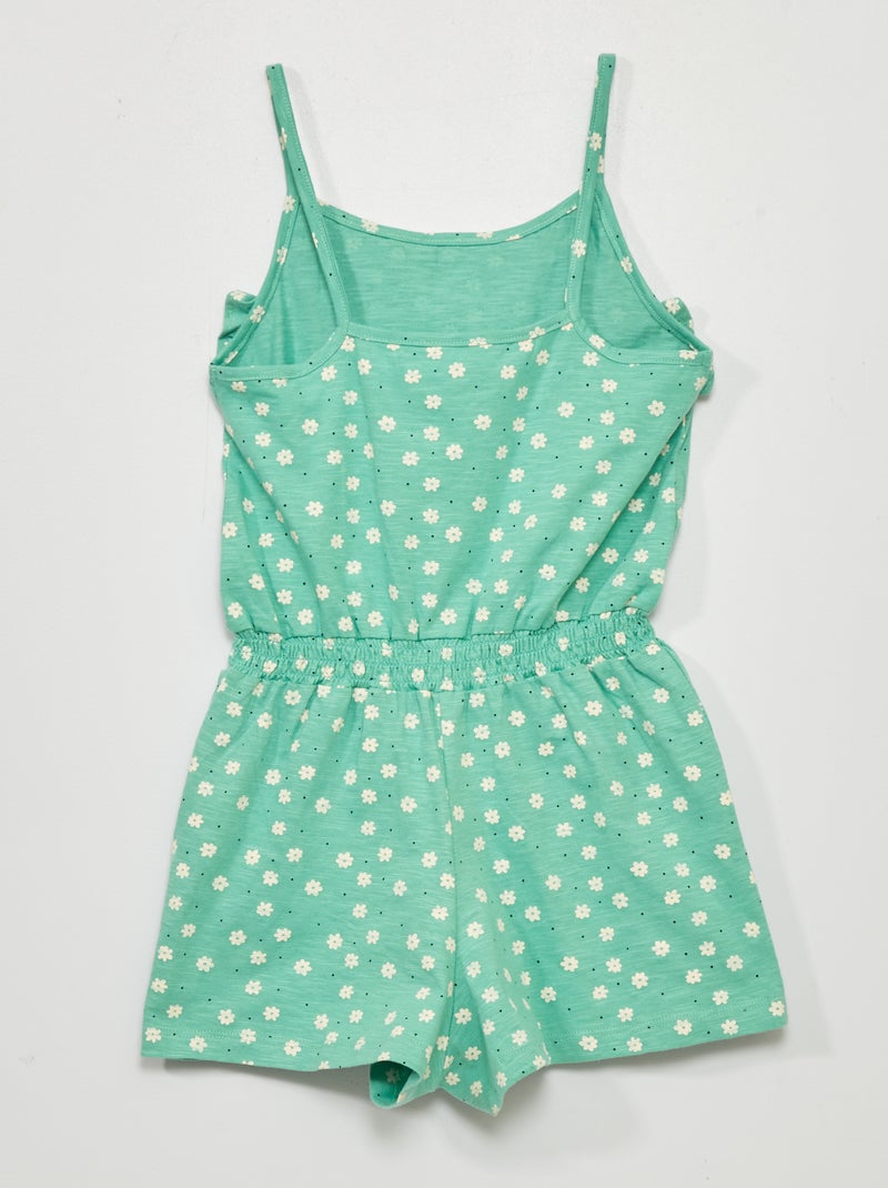Combishort à motif Vert - Kiabi