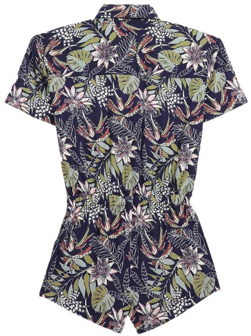 Combishort à Motifs Fille Kaporal Bleu marine - Kiabi