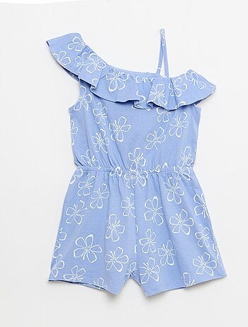Combishort avec col asymétrique