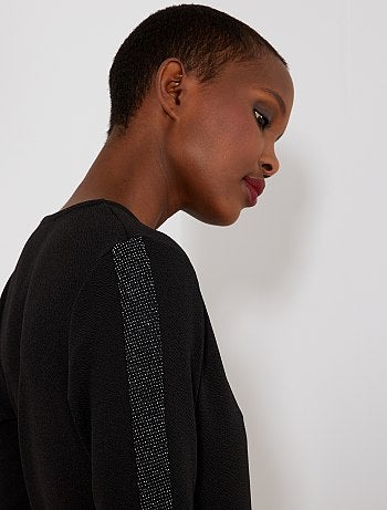 Combishort bandes pailletées - Kiabi