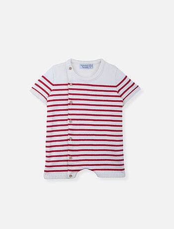 Combishort bébé en coton