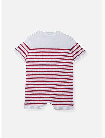 Combishort bébé en coton