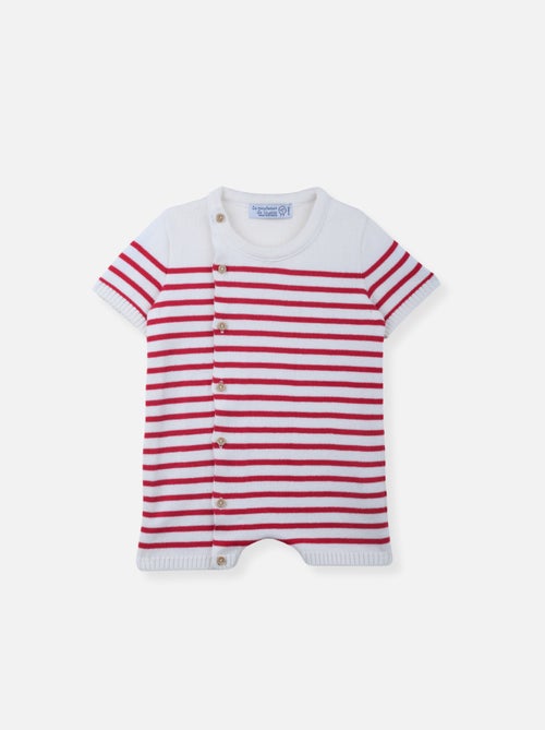 Combishort bébé en coton - Kiabi Combishort bébé en coton - Kiabi