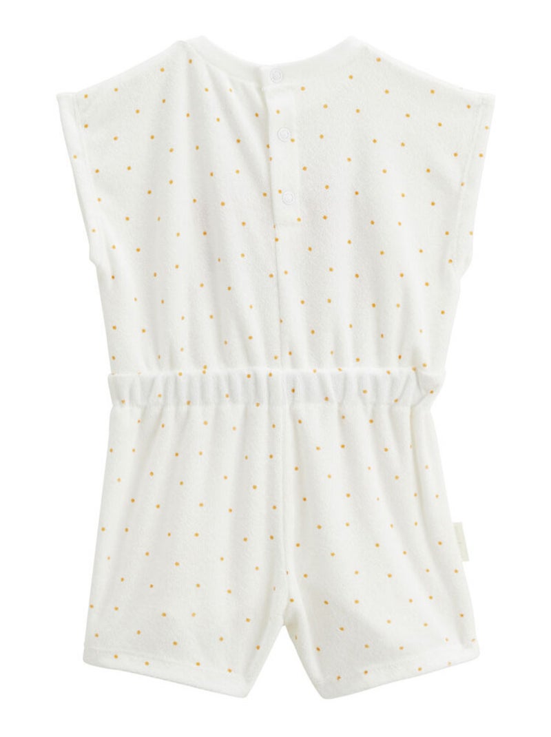 Combishort bébé en éponge Bahamas Ecru - Kiabi