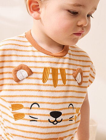 Combishort bébé en éponge Mio