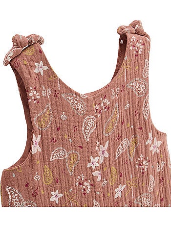 Combishort bébé en gaze de coton Arizona