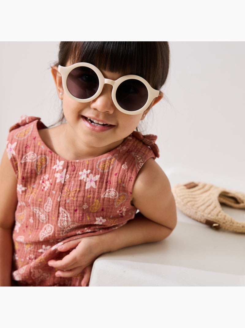 Combishort bébé en gaze de coton Arizona Rose foncé - Kiabi
