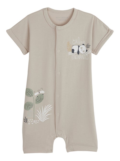 Combishort bébé mixte Mini Panda - Kiabi