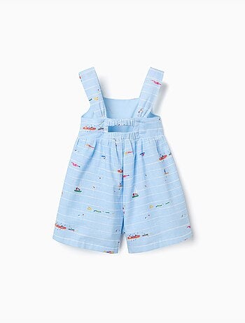Combishort en coton avec imprimé Carolina Celas x Zippy