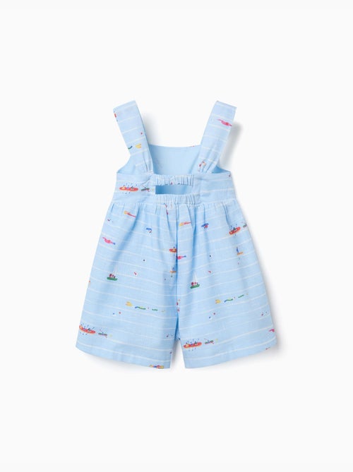 Combishort en coton avec imprimé Carolina Celas x Zippy - Kiabi