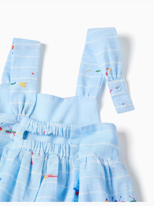 Combishort en coton avec imprimé Carolina Celas x Zippy - Kiabi