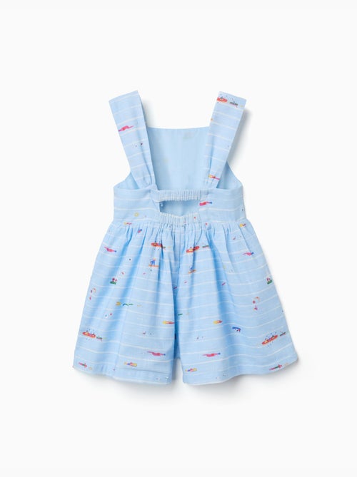Combishort en coton avec imprimé Carolina Celas x Zippy - Kiabi