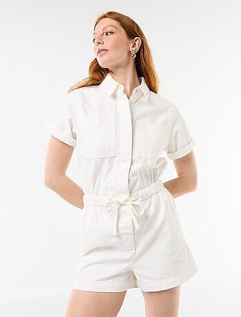 Combishort en denim