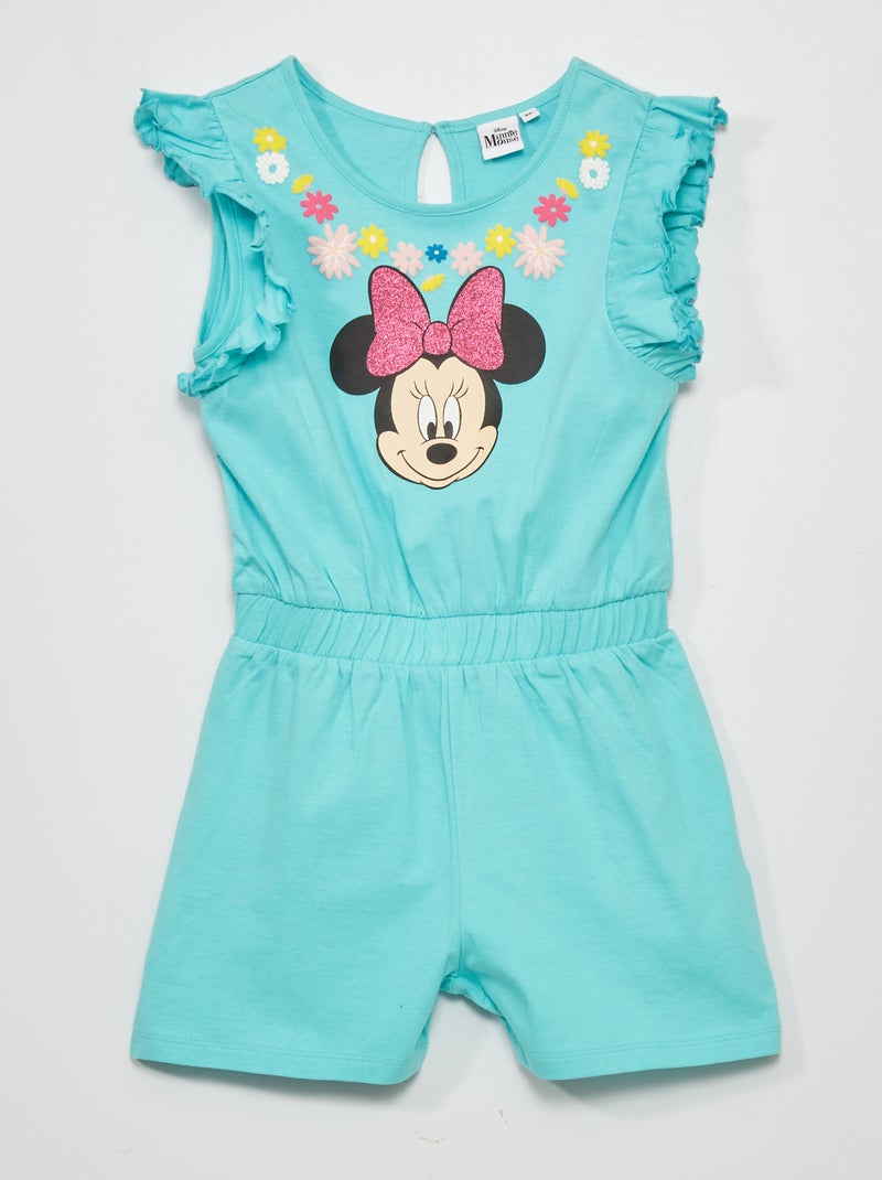 Combishort en jersey 'Minnie' bleu - Kiabi