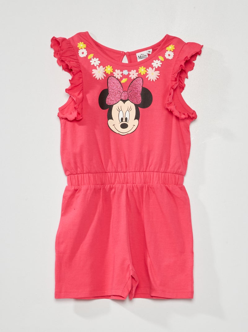 Combishort en jersey 'Minnie' rose - Kiabi