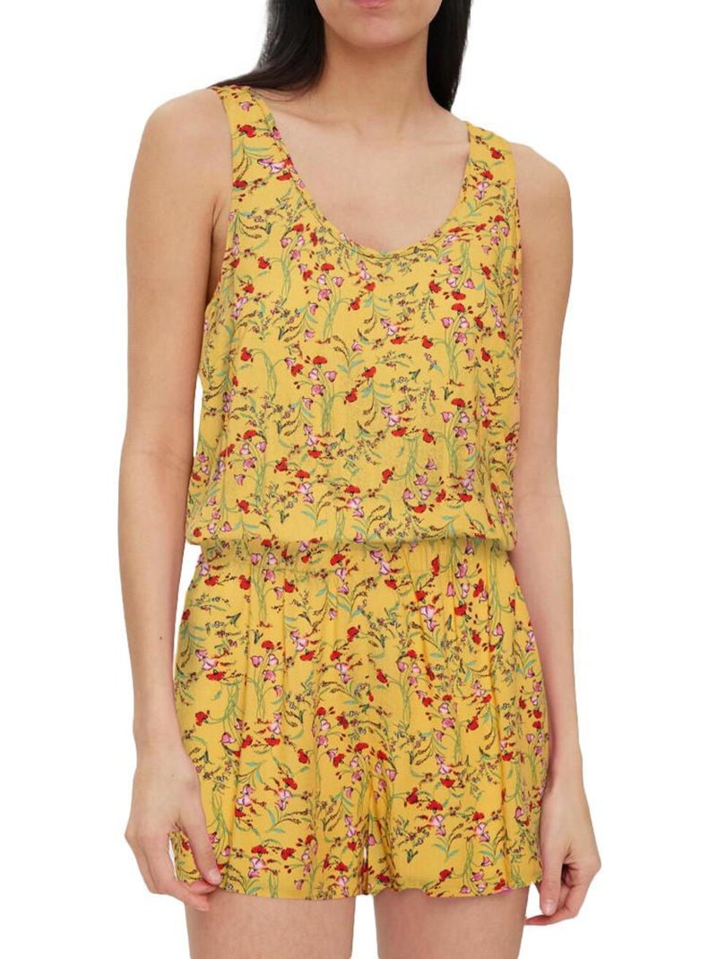 Combishort Femme Vero Moda Jaune - Kiabi