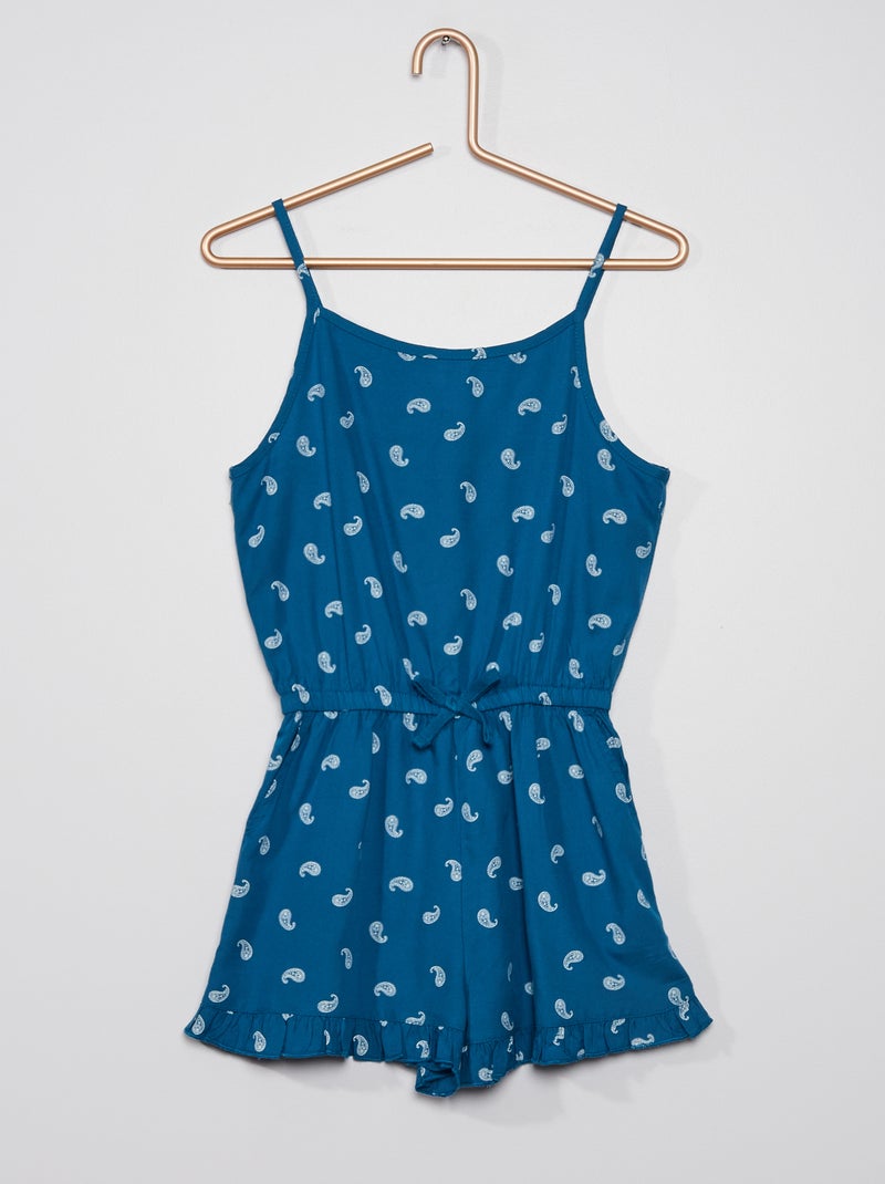 Combishort imprimé BLEU - Kiabi