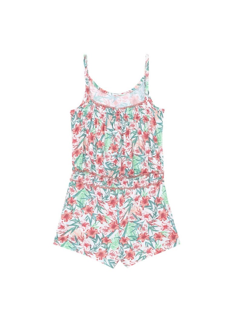 Combishort Imprimé Floral Fille Kaporal FLOREE Blanc - Kiabi