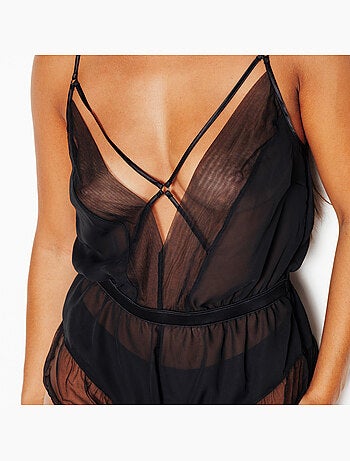 Combishort jaylena - rougegorge lingerie