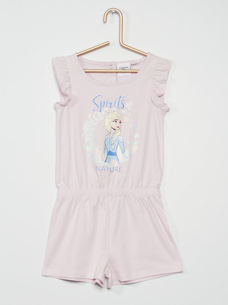 Combishort 'La Reine des neiges' 'Disney' Beige - Kiabi