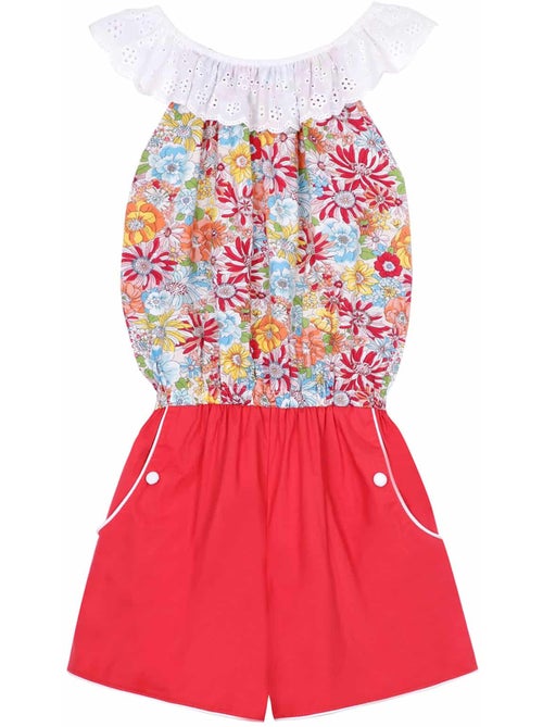 Combishort Liberty   Col Broderie Anglaise  LOLITA - La Faute à Voltaire - Kiabi