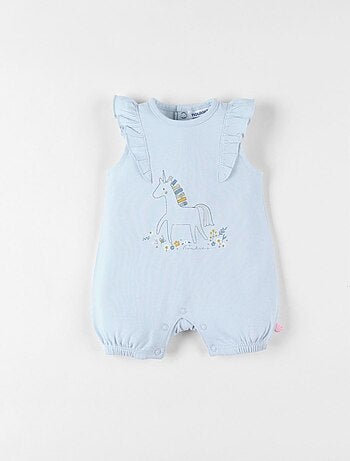 Combishort licorne en jersey, - Noukie's