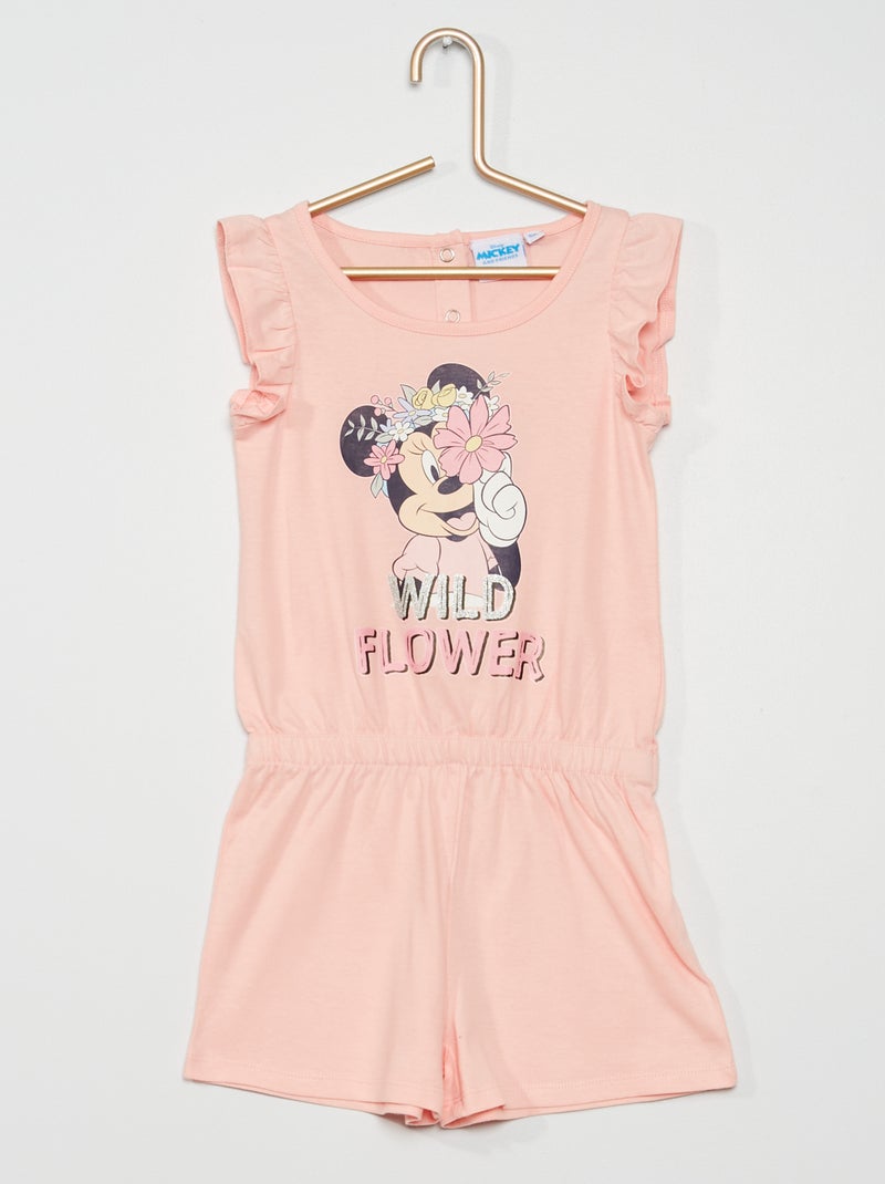 Combishort 'Minnie Mouse' rose - Kiabi