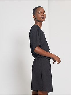 Combishort noire - Kiabi